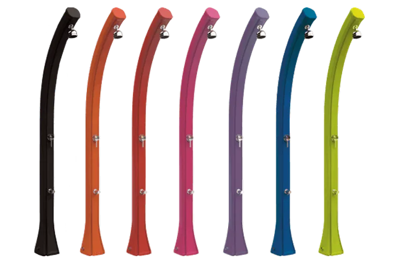 DOUCHE SOLAIRE SO HAPPY PVC 25L AVEC RINCE PIED BLEUE 2 DOUCHE SOLAIRE SO HAPPY PVC 25L AVEC RINCE PIED BLEUE - Image 2