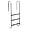 ECHELLE INOX DROITE 3 MARCHES (+PLATINES)