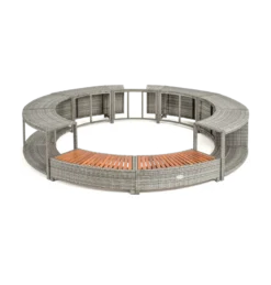 ENTOURAGE ROTIN GRIS SPA GONFLABLE Diam. 180cm 9 ENTOURAGE ROTIN GRIS SPA GONFLABLE Diam. 180cm -Racer Soldes Boutique entourage rotin gris spa gonflable diam 180cm 4