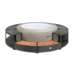 ENTOURAGE ROTIN NOIR SPA GONFLABLE Diam. 200cm 8 ENTOURAGE ROTIN NOIR SPA GONFLABLE Diam. 200cm -Racer Soldes Boutique entourage rotin noir spa gonflable diam 200cm 3