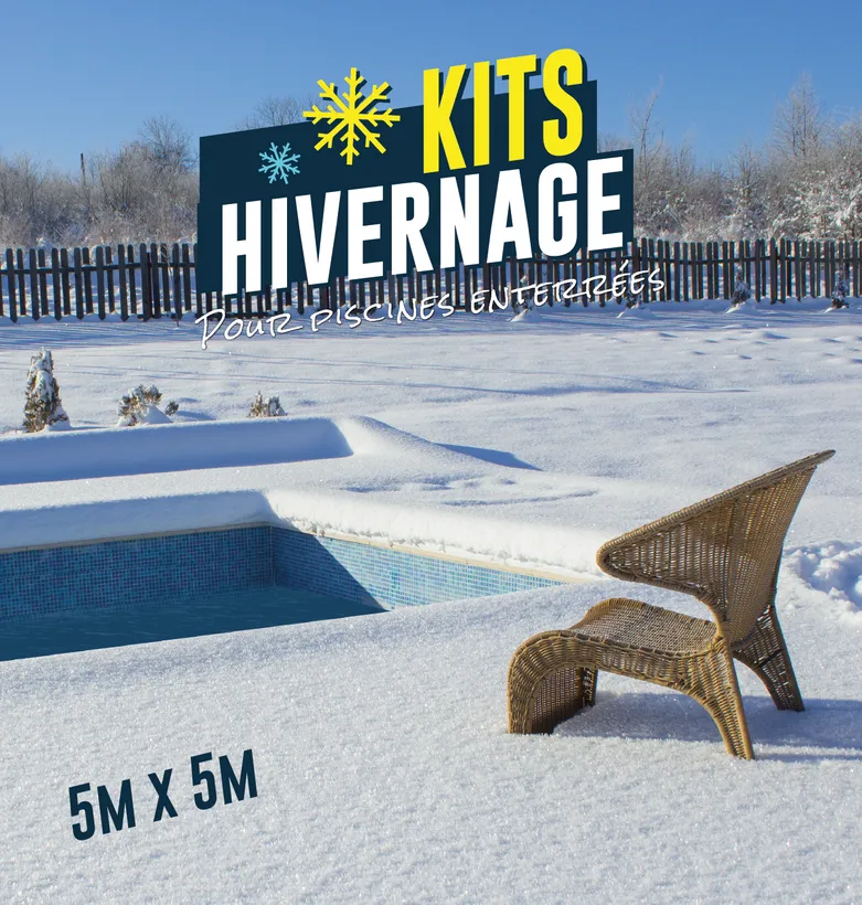 KIT HIVERNAGE PISCINE ENTERRE 5,00x5,00 1 KIT HIVERNAGE PISCINE ENTERRE 5,00x5,00