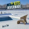 KIT HIVERNAGE PISCINE ENTERRE 6,00x3,00