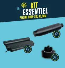 KIT HIVERNAGE PISCINE HORS SOL Ø3,60M 7 KIT HIVERNAGE PISCINE HORS SOL Ø3,60M -Racer Soldes Boutique kit hivernage piscine hors sol 3 60m 3