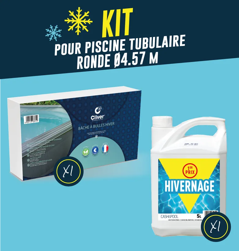 KIT HIVERNAGE PISCINE TUBULAIRE Ø4.57M 1 KIT HIVERNAGE PISCINE TUBULAIRE Ø4.57M