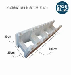 KIT PISCINE ENTERREE CASH BLOC URBAN 5x5 M + ESCALIER -Racer Soldes Boutique kit piscine enterree cash bloc urban 5x5 m escalier 2