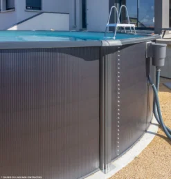 PISCINE ACIER 6,10x3,75 H 1,32 GRAPHITE -Racer Soldes Boutique piscine acier 6 10x3 75 h 1 32 graphite 3