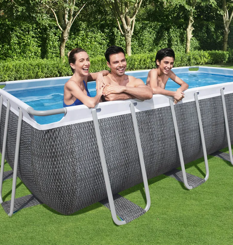PISCINE BESTWAY POWER STEEL RECTANGULAIRE 5,49x2,74 H 1,22 1 PISCINE BESTWAY POWER STEEL RECTANGULAIRE 5,49x2,74 H 1,22