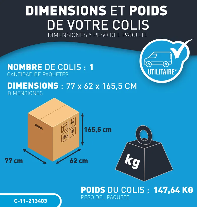 PISCINE BESTWAY POWER STEEL RECTANGULAIRE 6,40 X2,74 X1,32 + GROUPE DE FILTRATION 2 PISCINE BESTWAY POWER STEEL RECTANGULAIRE 6,40 X2,74 X1,32 + GROUPE DE FILTRATION - Image 2