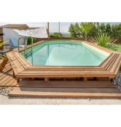 PISCINE BOIS MONTANA SPR 5.62x3.52 H 1.24 LUXE -Racer Soldes Boutique piscine bois montana spr 5 62x3 52 h 1 24 luxe 6