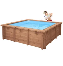 PISCINE BOIS QUEENS 2.31x2.31 H 0.71