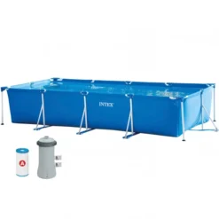 PISCINE INTEX METAL FRAME JUNIOR RECT. 4,50x2,20 H 0,84 -Racer Soldes Boutique piscine intex metal frame junior rect 4 50x2 20 h 0 84 3
