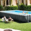 PISCINE INTEX ULTRA XTR RECTANGULAIRE 9,75x4,88 H 1,32 + FILTRE A SABLE 8M3/H