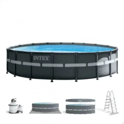 PISCINE INTEX ULTRA XTR RONDE 5,49x1,32 + FILTRE A SABLE 6M3/H -Racer Soldes Boutique piscine intex ultra xtr ronde 5 49x1 32 filtre a sable 6m3 h 2